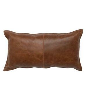 Kosas Home Cheyenne 100% Leather Throw Pillow
